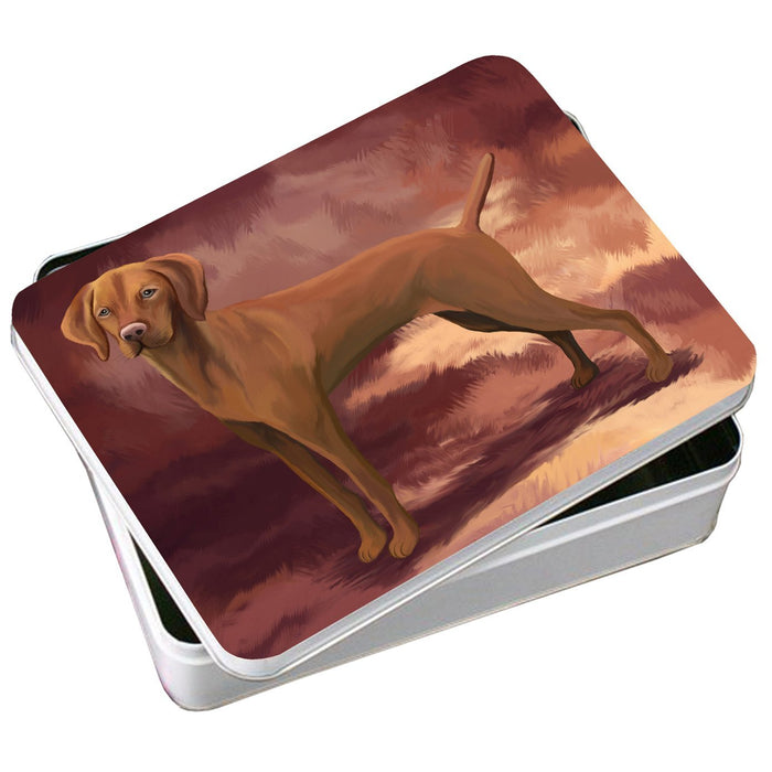 Vizsla Dog Photo Storage Tin