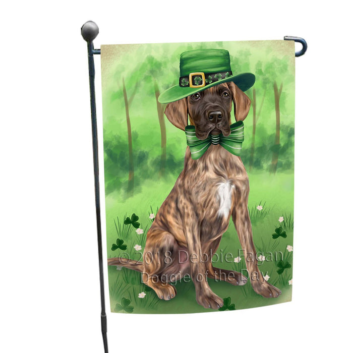 St. Patricks Day Irish Portrait Great Dane Dog Garden Flag GFLG48722