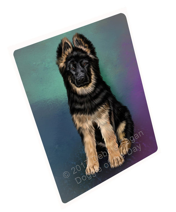 German Shepherd Puppy Dog Magnet Mini (3.5" x 2")