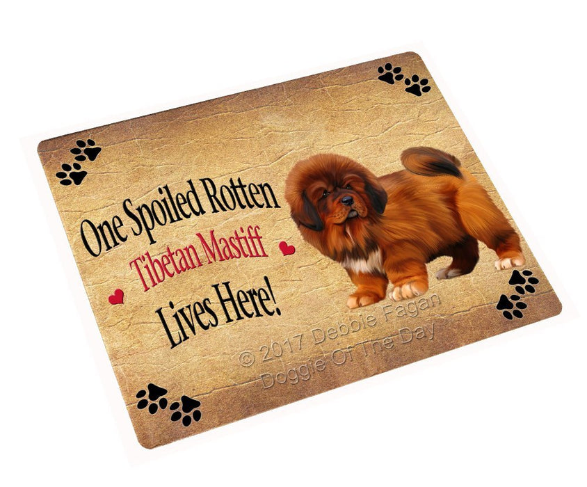 Spoiled Rotten Tibetan Mastiff Dog Magnet Mini (3.5" x 2")