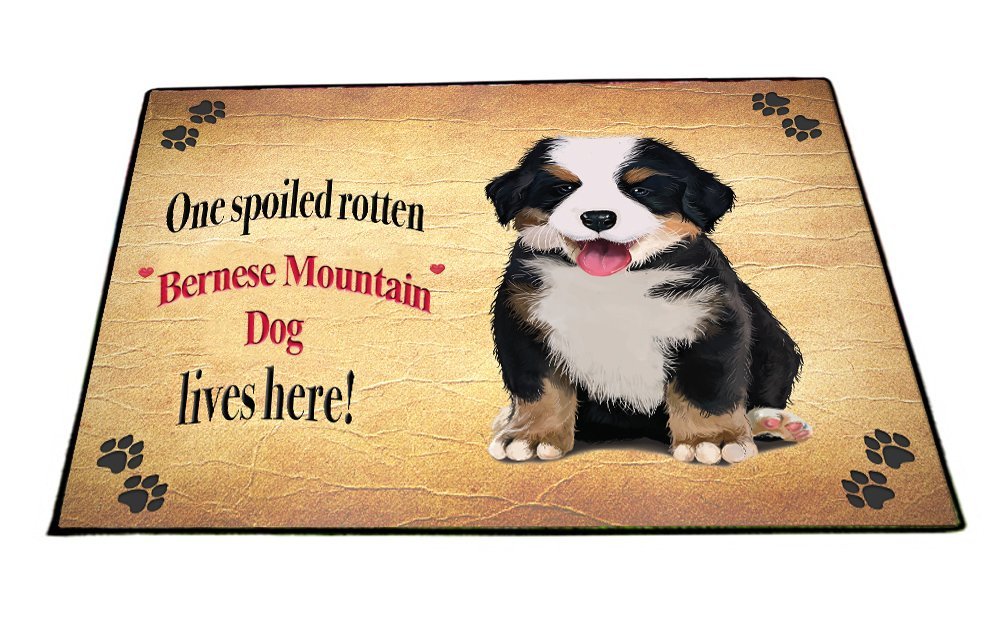 Spoiled Rotten Bernese Dog Floormat