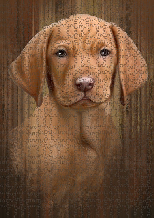 Rustic Vizsla Dog Puzzle with Photo Tin PUZL52053