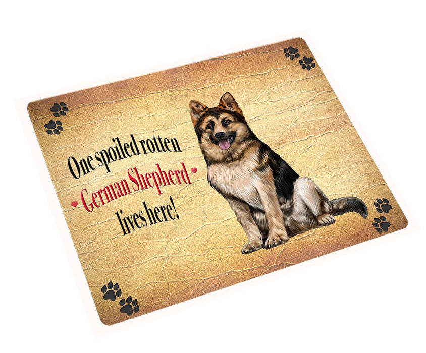 German Shepherd Spoiled Rotten Dog Magnet Mini (3.5" x 2")