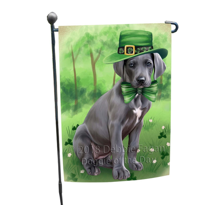 St. Patricks Day Irish Portrait Great Dane Dog Garden Flag GFLG48723