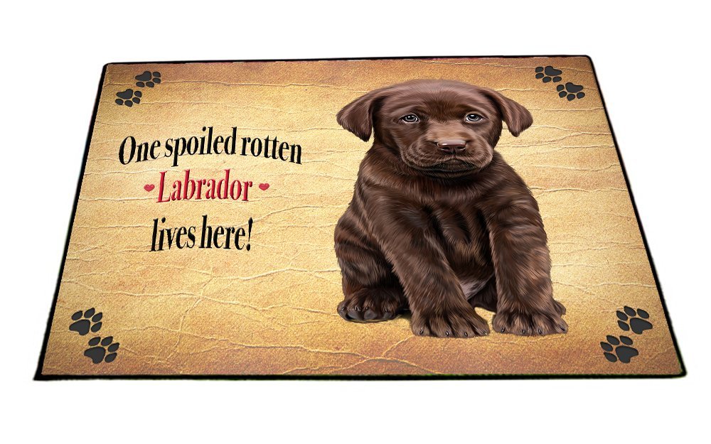Spoiled Rotten Labrador Dog Floormat