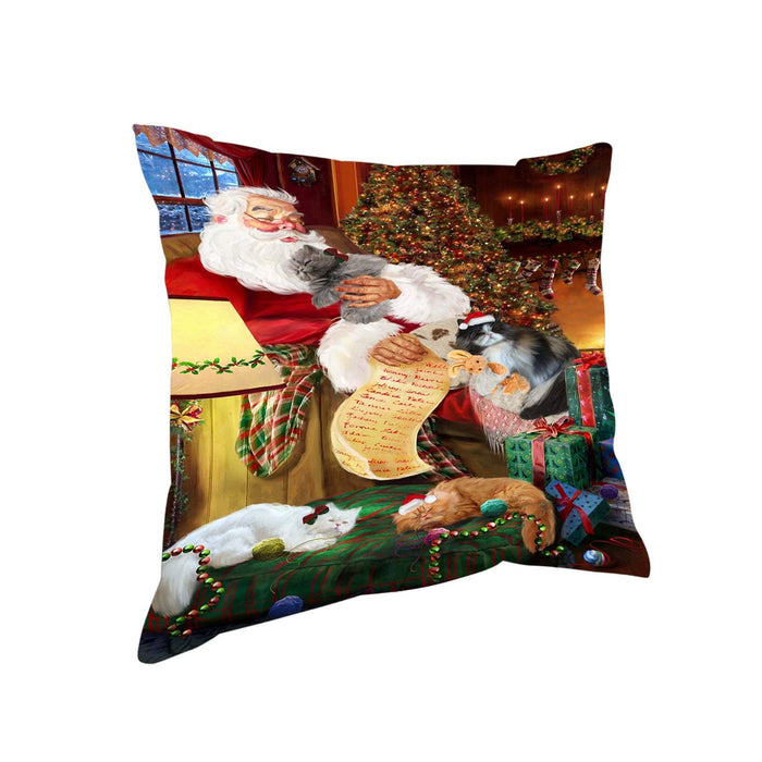 The Ultimate Cat Lover Holiday Gift Basket Persian Cats Blanket, Pillow, Coasters, Magnet Coffee Mug and Ornament SSGB48013