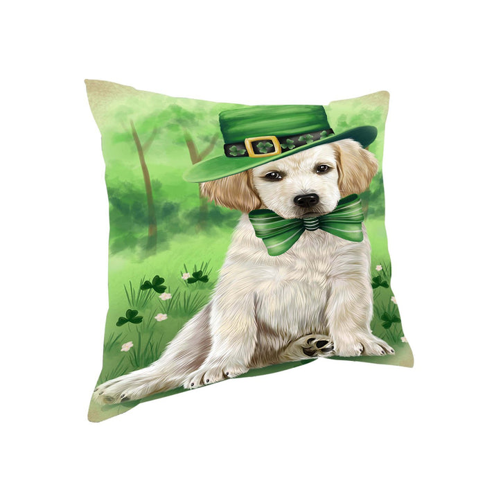 St. Patricks Day Irish Portrait Labrador Retriever Dog Pillow PIL51160