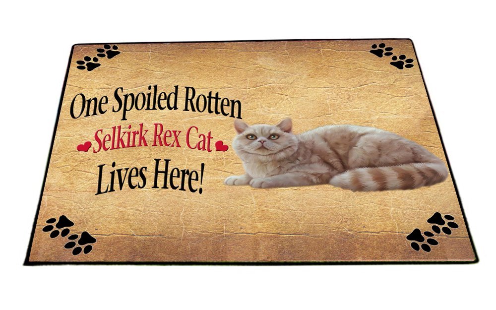 Spoiled Rotten Selkirk Rex Dog Indoor/Outdoor Floormat