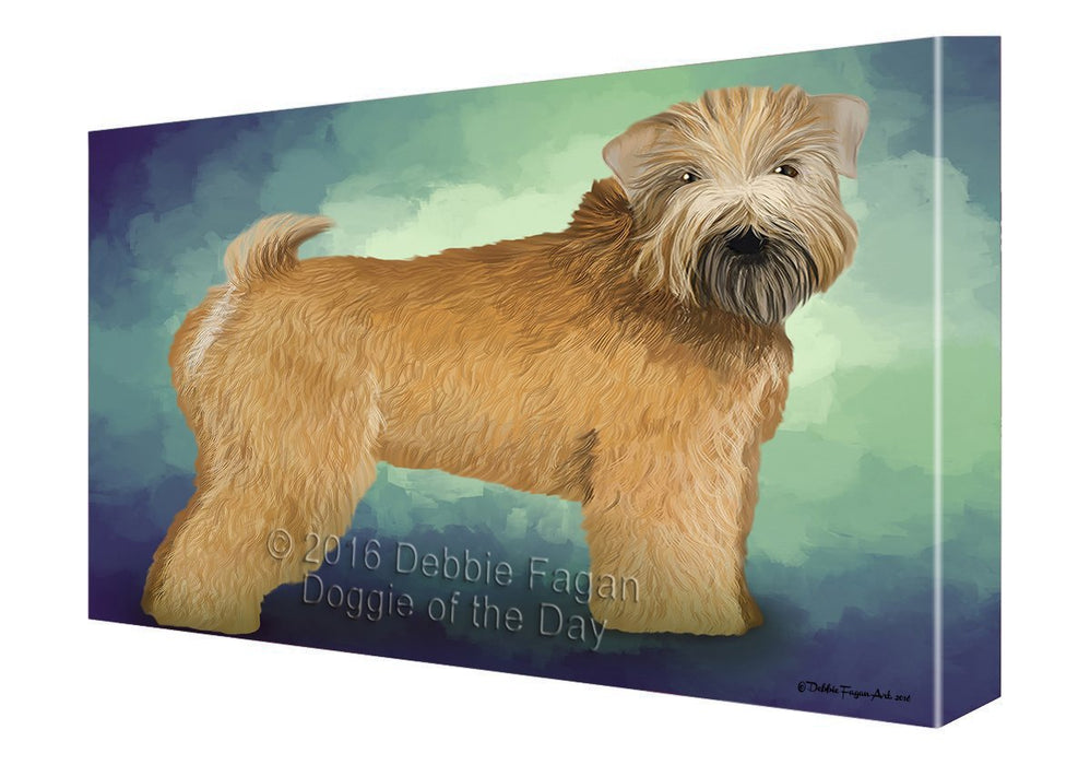 Wheaten Terrier Dog Canvas Wall Art