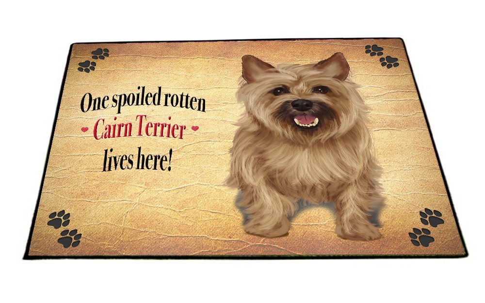 Spoiled Rotten Cairn Terrier Dog Floormat