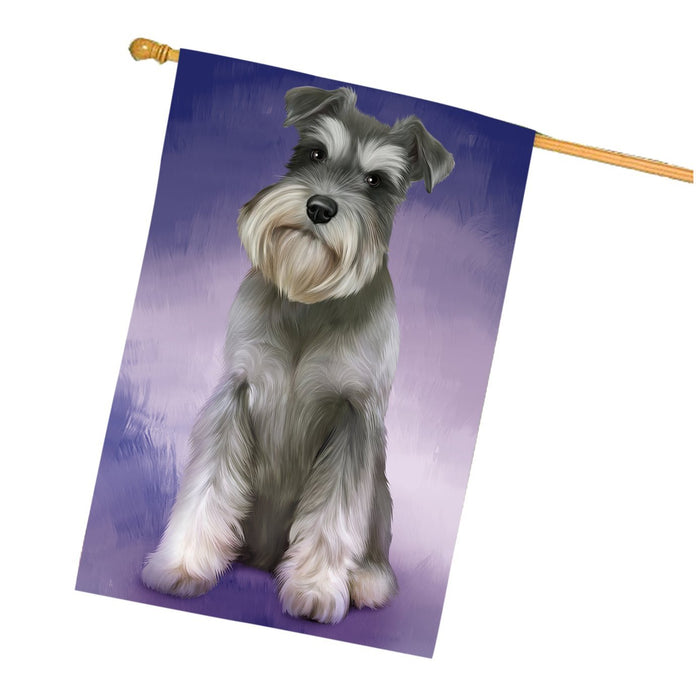 Schnauzers Dog House Flag