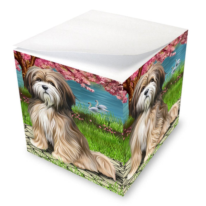 Tibetan Terrier Dog Note Cube NOC48534