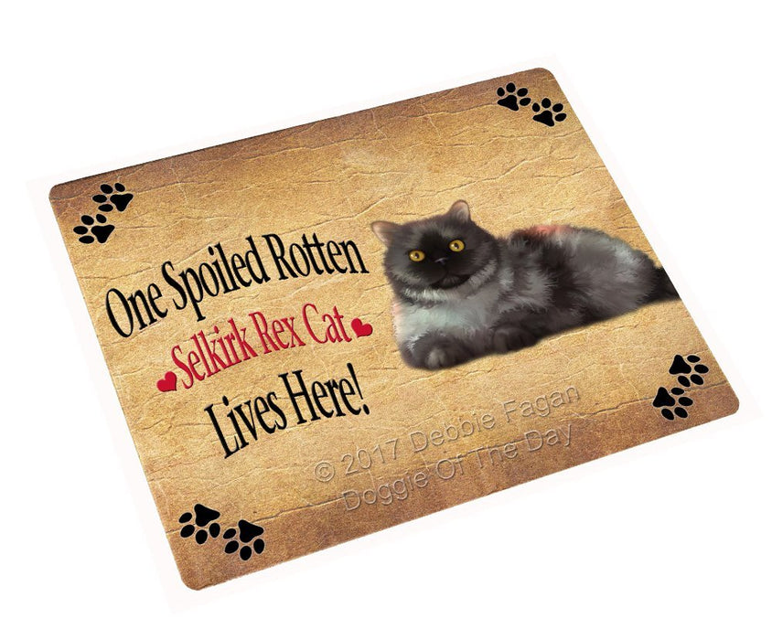Spoiled Rotten Selkirk Rex Dog Large Refrigerator / Dishwasher Magnet