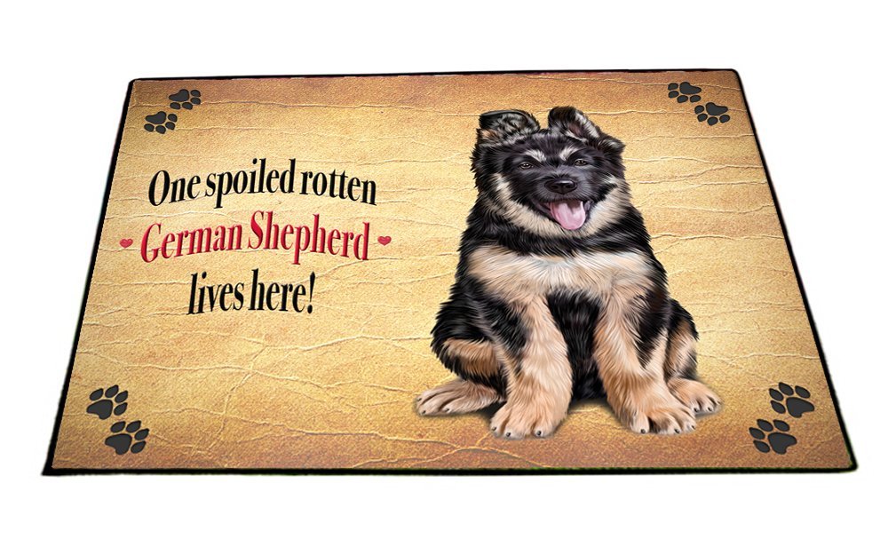 Spoiled Rotten German Shepherd Dog Floormat