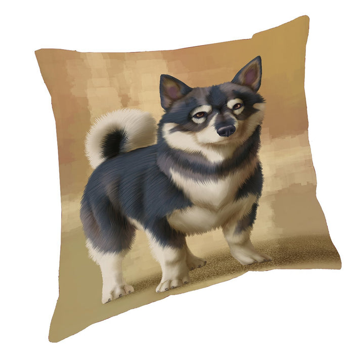 Swedish Vallhund Dog Throw Pillow
