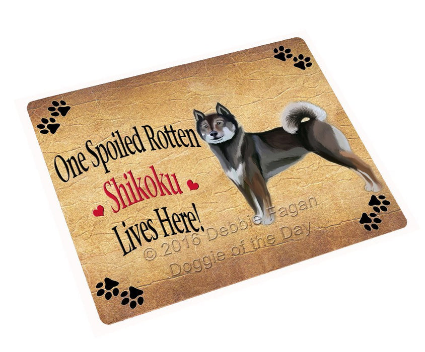Shikoku Spoiled Rotten Dog Tempered Cutting Board