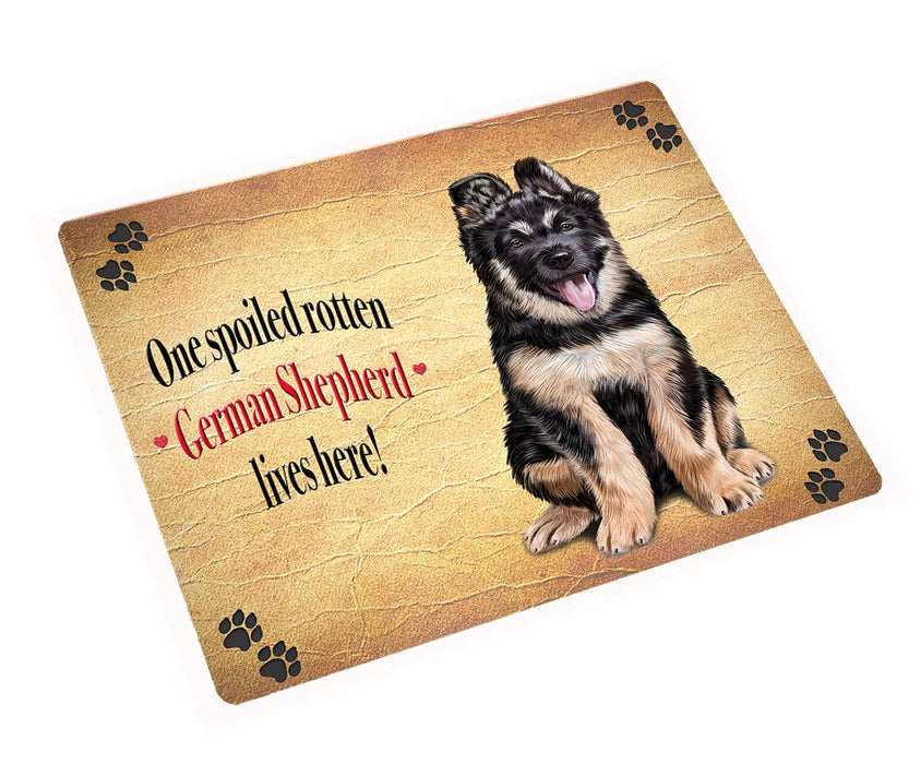 German Shepherd Spoiled Rotten Dog Magnet Mini (3.5" x 2")