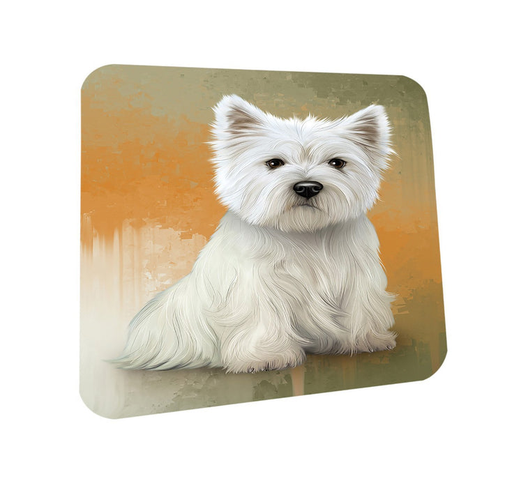 West Highland White Terrier Dog Coasters Set of 4 CST48333