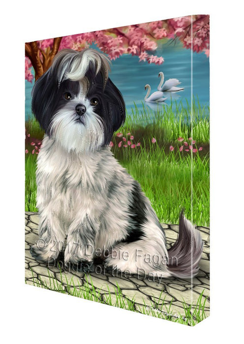 Shih Tzu Dog Canvas Wall Art D482