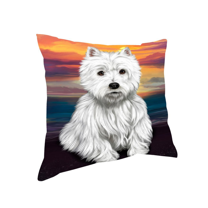 Westies Dog Throw Pillow