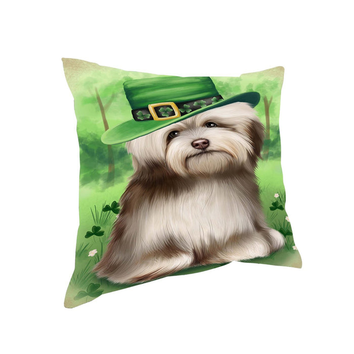 St. Patricks Day Irish Portrait Havanese Dog Pillow PIL51116