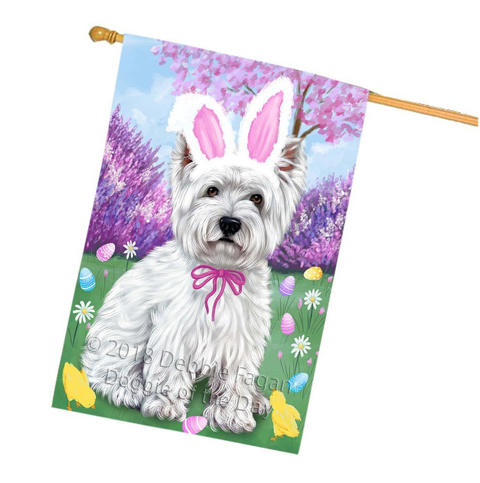 West Highland Terrier Dog Easter Holiday House Flag FLG49395