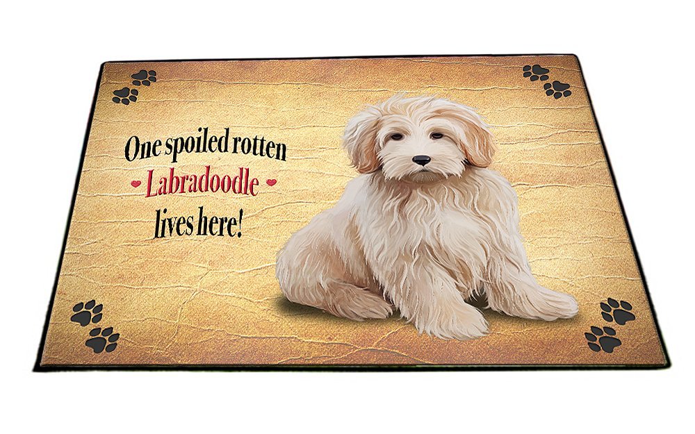 Spoiled Rotten Labradoodle Dog Floormat