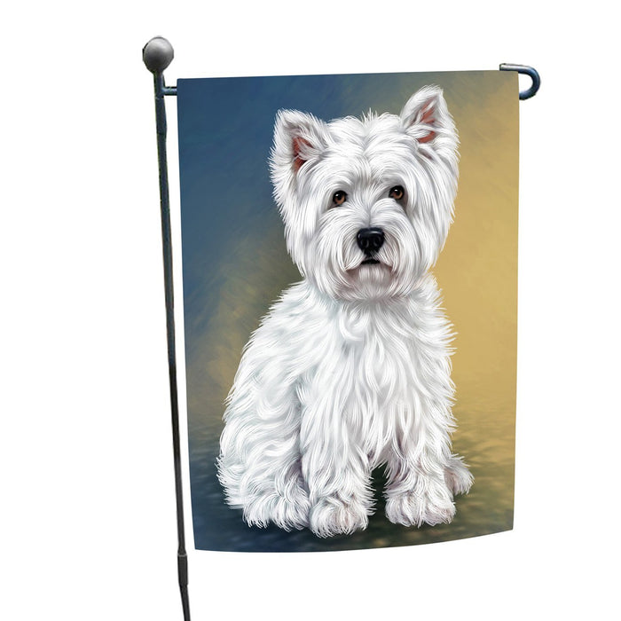 West Highland Terriers Puppy Dog Garden Flag