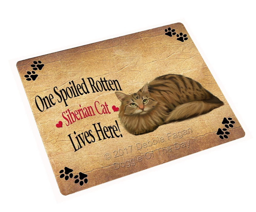 Spoiled Rotten Siberian Cat Magnet Mini (3.5" x 2")