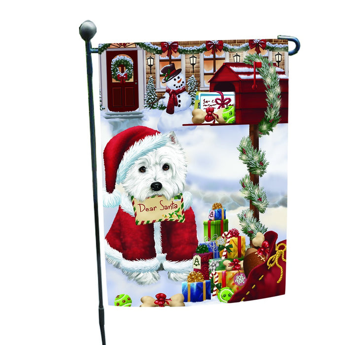 West Highland Terriers Dear Santa Letter Christmas Holiday Mailbox Dog Garden Flag
