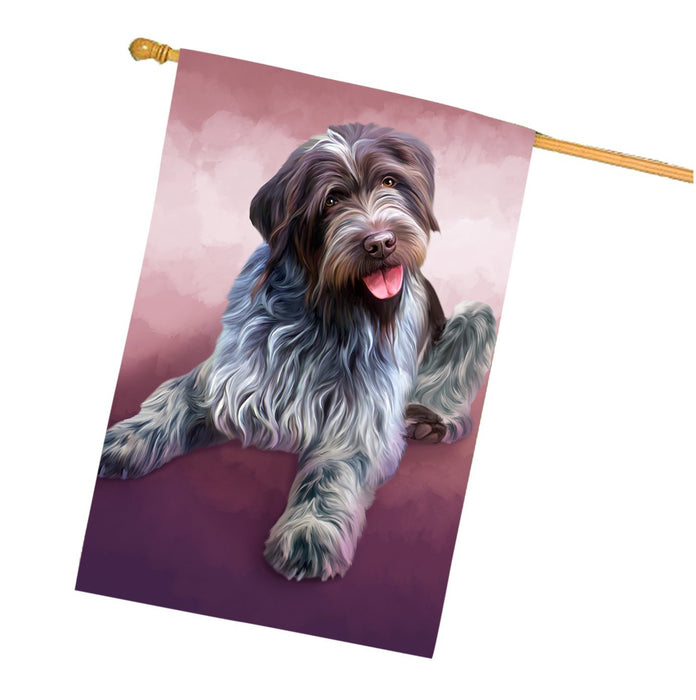 Wirehaired Pointing Griffon Dog House Flag
