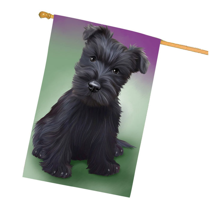 Scottish Terrier Dog House Flag FLG48305