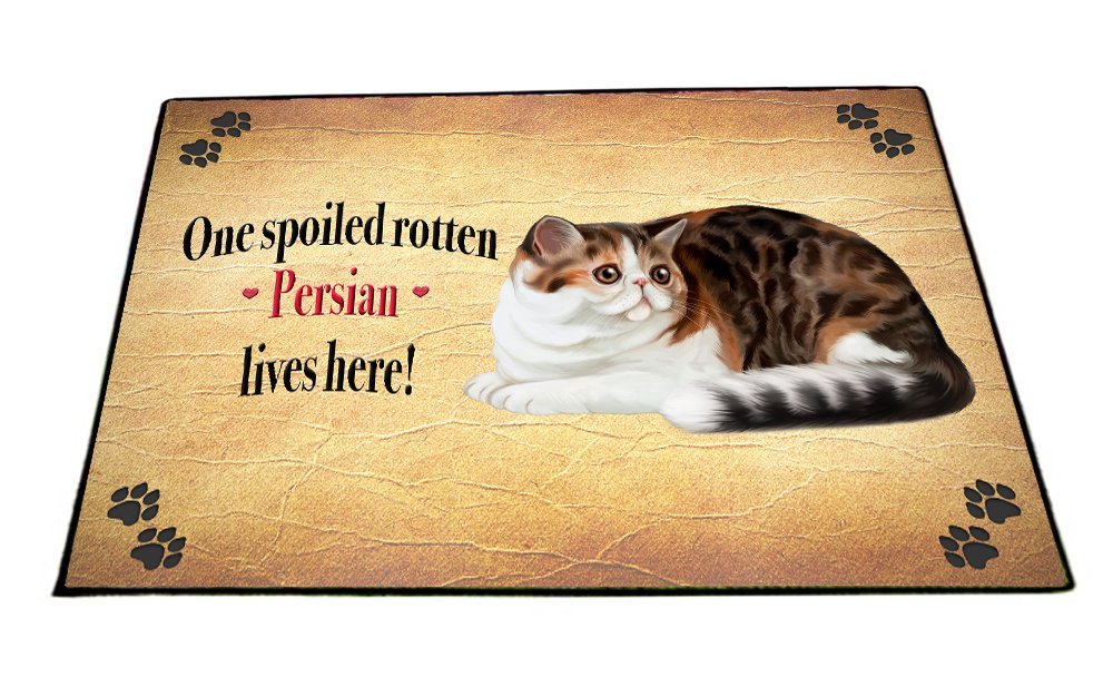 Spoiled Rotten Persian Cat Dog Floormat