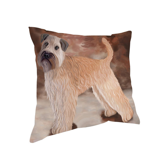 Wheaten Terrier Soft Coated Dog Throw Pillow