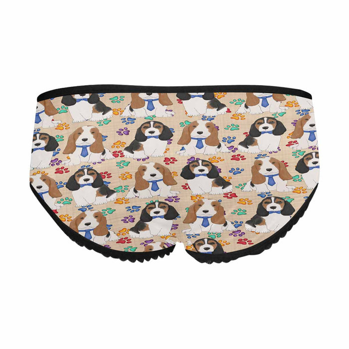 Basset Hound Dogs Blue  Women&#039;s All Over Print Classic Briefs