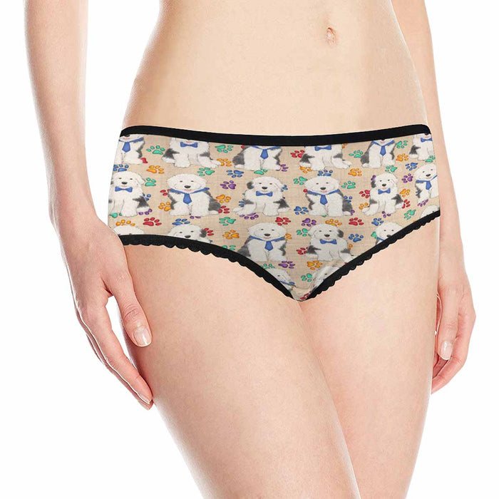 Old English Sheepdog Blue  Women&#039;s All Over Print Classic Briefs