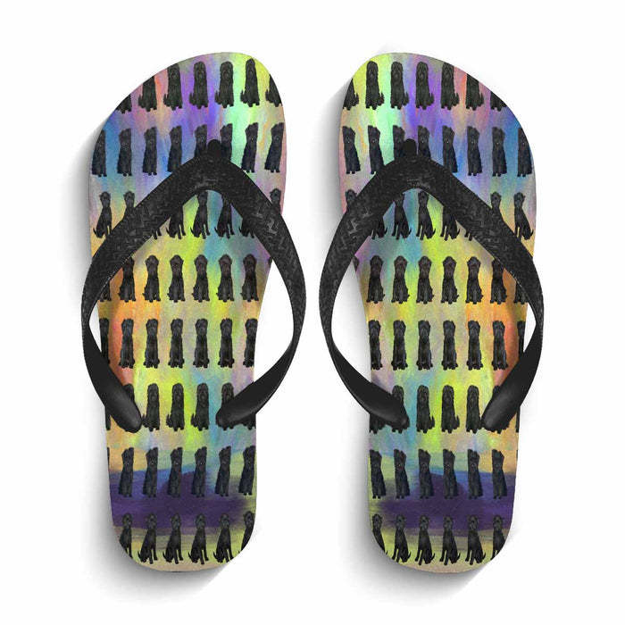 affenpinschers  Flip Flops (For both Men and Women) (Model040)