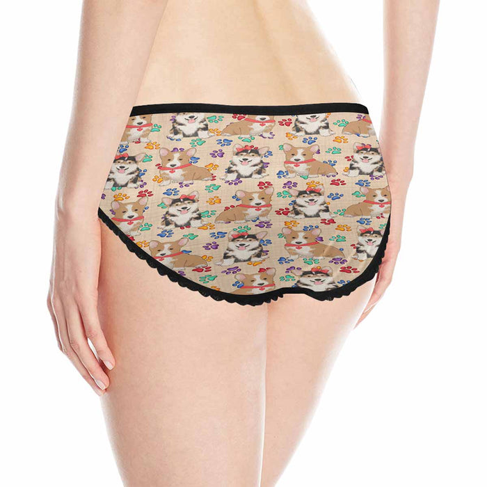 Corgi Dogs Red  Women&#039;s All Over Print Classic Briefs