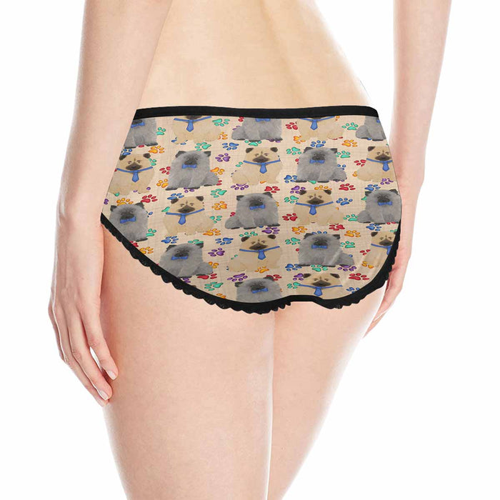 Keeshond Dogs Blue  Women&#039;s All Over Print Classic Briefs