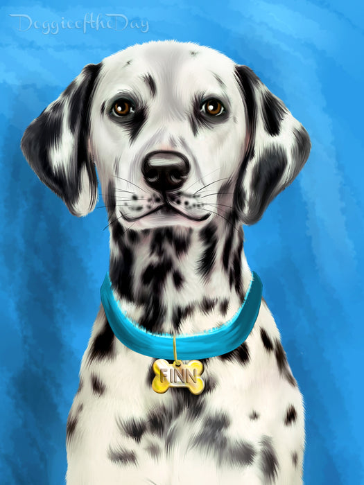 Digital Painting PERSONALIZED PET PORTRAIT! Custom Pet Dog or Cat Art