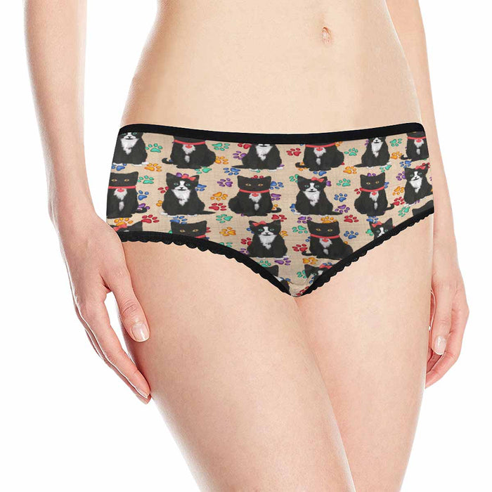 Tuxedo Cats Red  Women&#039;s All Over Print Classic Briefs