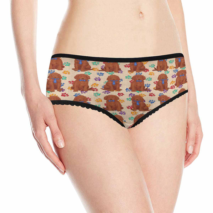 Irish Red Setter Dogs Blue  Women's All Over Print Classic Briefs