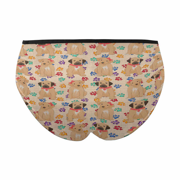 Rhodesian Ridgeback Dogs Red  Women&#039;s High Waist Briefs (Model L26)