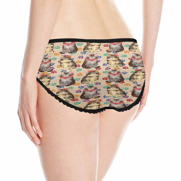 Maine Coon Cats Red  Women&#039;s All Over Print Classic Briefs