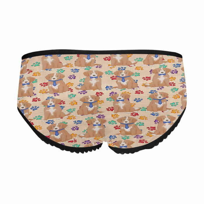 Nova Scotia Duck Toller Retriever Dogs Blue  Women's All Over Print Classic Briefs