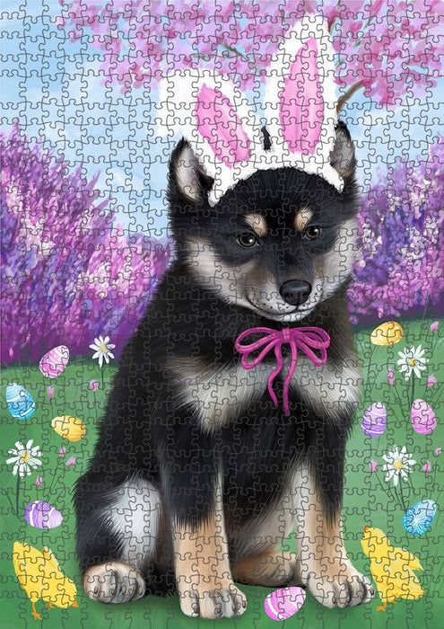 Shiba Inu Dog Easter Holiday Puzzle with Photo Tin PUZL51375