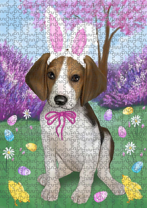 Treeing Walker Coonhound Dog Easter Holiday Puzzle with Photo Tin PUZL51435