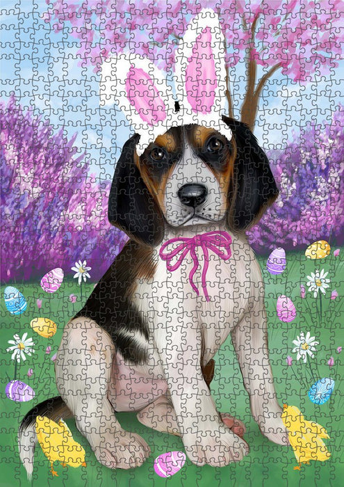 Treeing Walker Coonhound Dog Easter Holiday Puzzle with Photo Tin PUZL51432