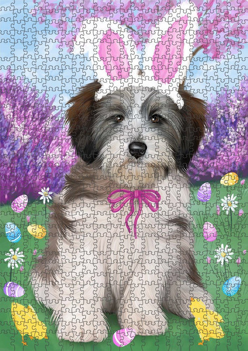 Tibetan Terrier Dog Easter Holiday Puzzle  PUZL51414