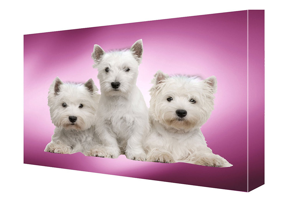 West Highland White Terrier Canvas 18 x 24